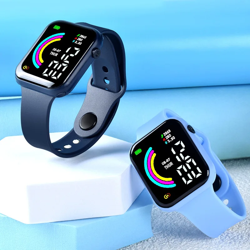 Kids Watch LED Electronic Watch Fashion Sports Watches for Children Waterproof Boys Girls Lightweight Wrist Watches Reloj Hombre
