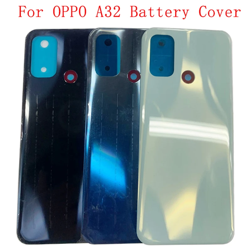 

Original Battery Cover Back Panel Rear Door Housing Case For OPPO A32 Battery Cover with Logo Repair Parts