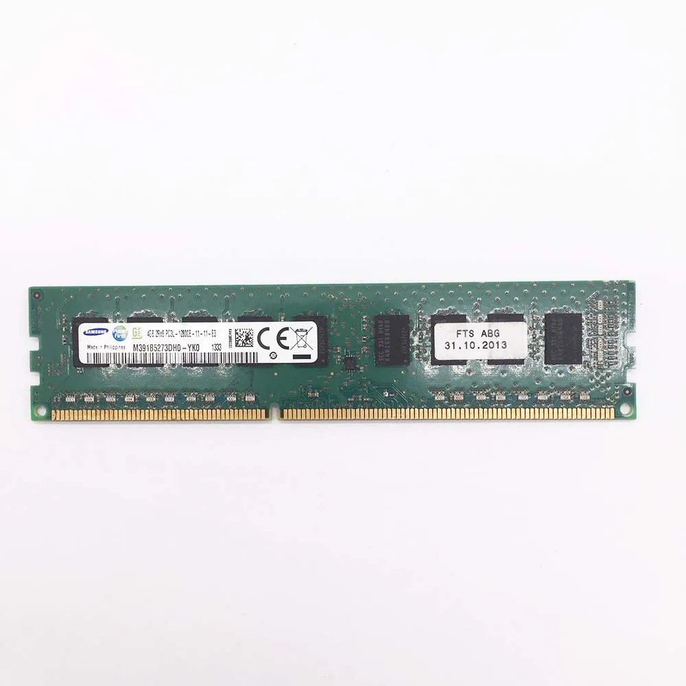 Память SDRAM DDR3 4 Гб 12800E M391B5273DHO-YKO 2Rx8 ОЗУ для настольного компьютера подходит для Sumsung 12800E-4G