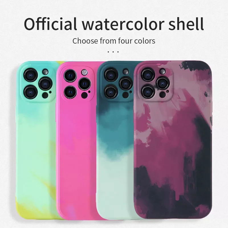 

Fashion High Quality Shockproof Soft Color Liquid Silicone Mobile Phone Case For iPhone 12 Pro Max Mini Back Cover Fundas