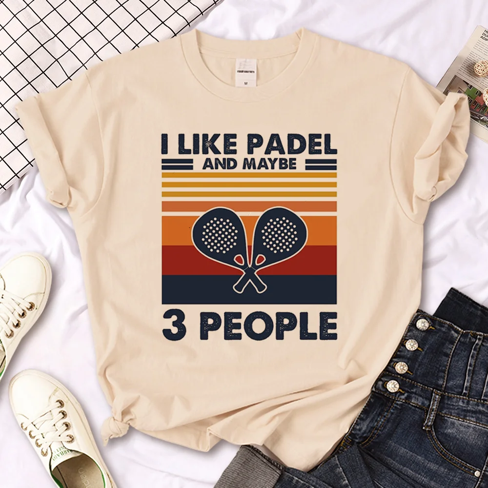 

Padel top women funny harajuku t shirt female designer y2k funny clothing