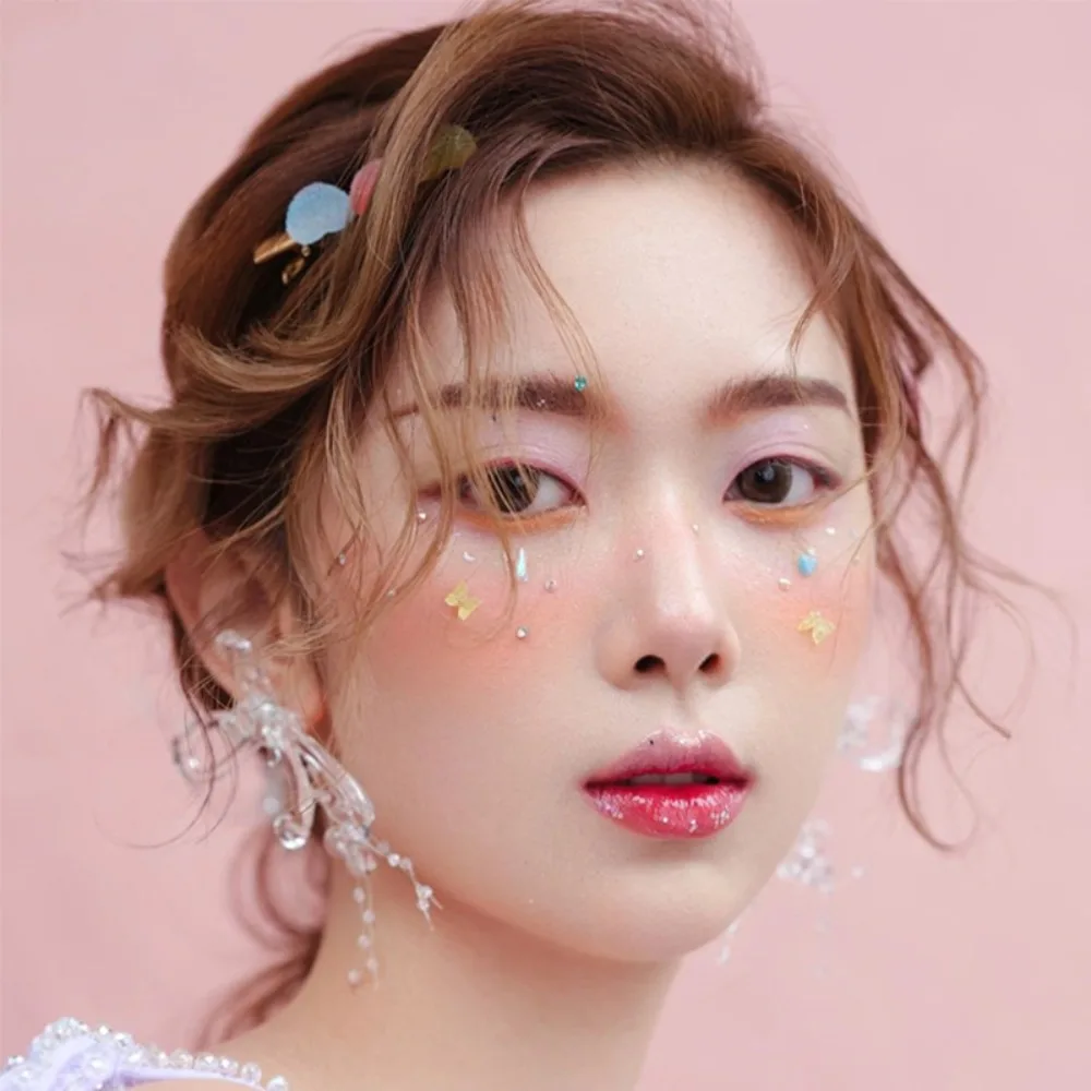 

2 коробки, Блестящие Блестки, жемчужины, алмазные глаза, искусственное лицо, бабочка, украшение для ногтевого дизайна, украшение для лица