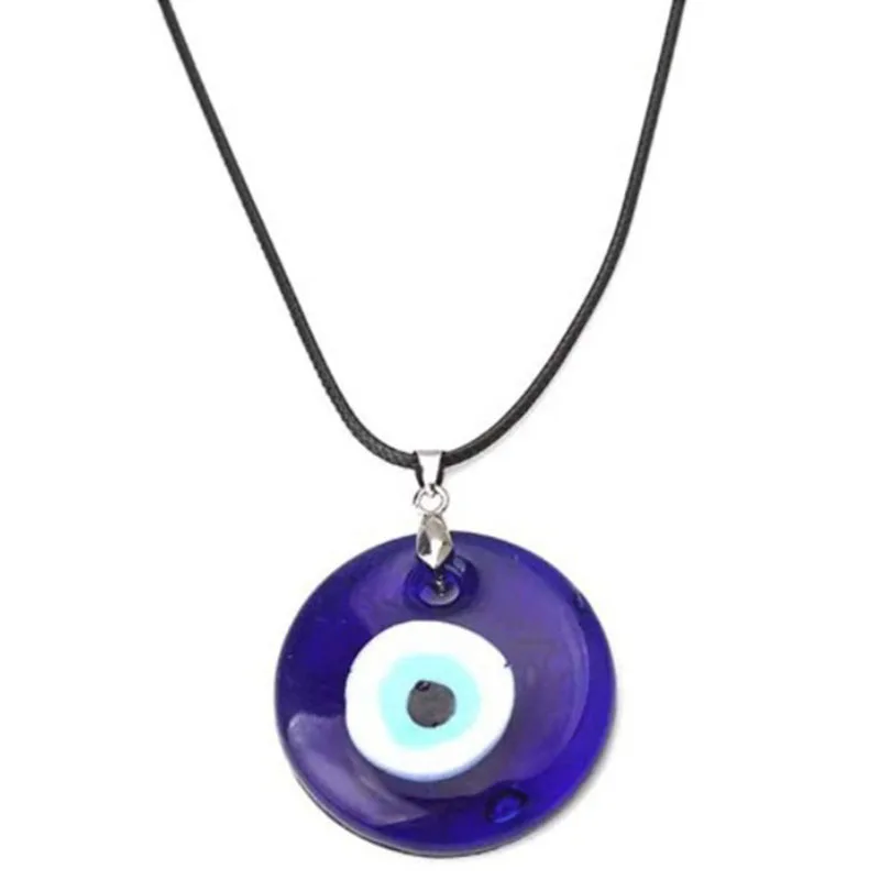 

2022 New Vintage Turkish Blue Evil Eye Pendant Choker Necklace Lucky Clavicle Chain Necklace Party Jewelry For Women Gift