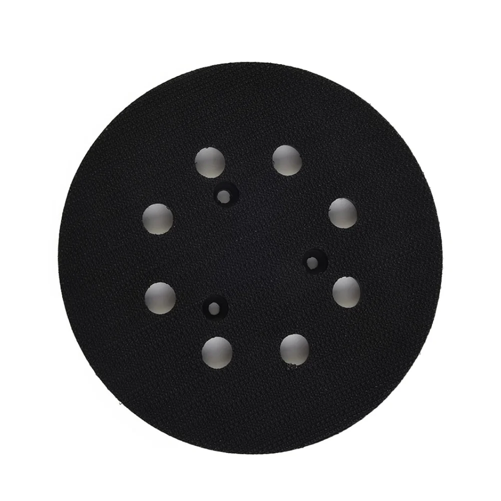 

5 Inches 8-Hole Backing Pad Hook Loop Sanding Pad For Electric Air Sander Polisher Tools Back-up Sanding Discs Accessories