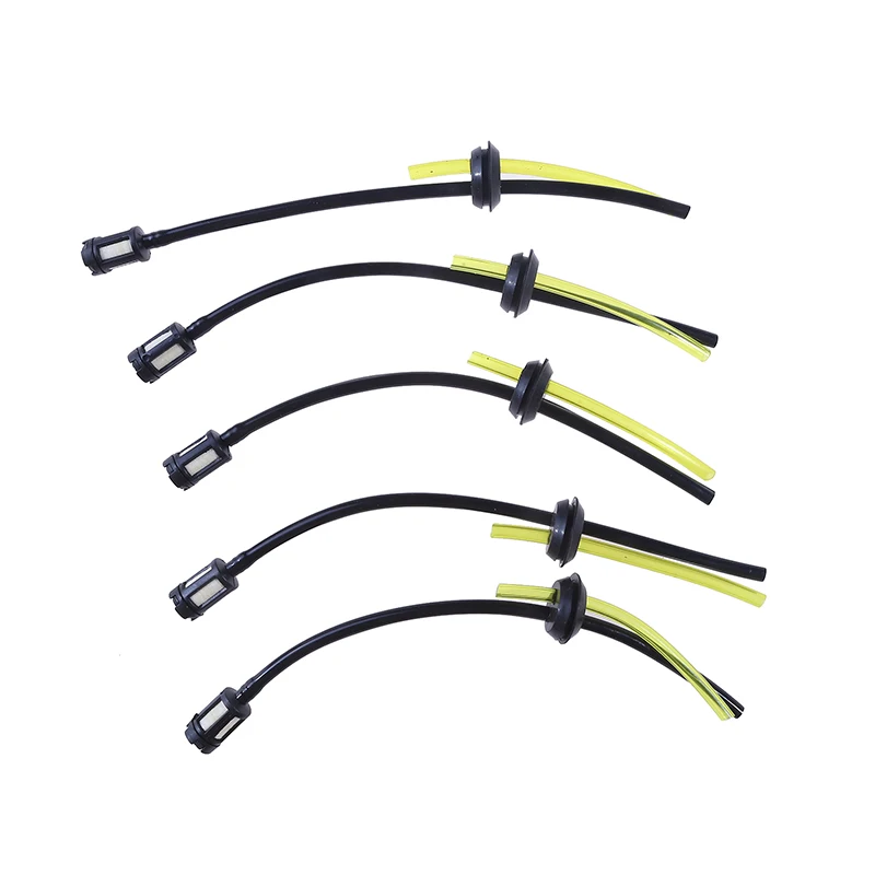 

5Pcs Universal Grass Trimmer Fuel Line Filter Kit For Brush Cutter Strimmer Lawn Mower Primers Fuel Hose Garden Tool Parts