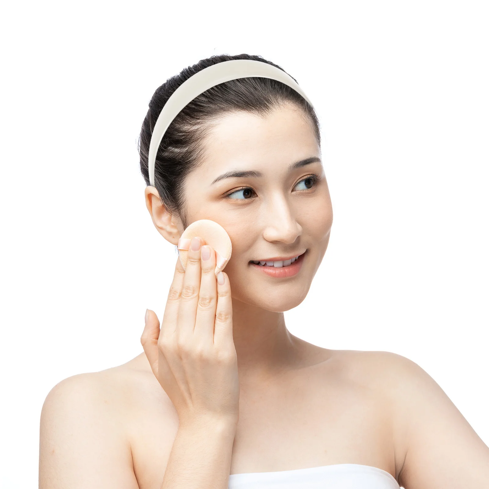 

50 Pcs Plastic Hair Hoop Head Accessories Width 25cm Toothless Outer Arc Girls Women Bands Simple Abs Miss