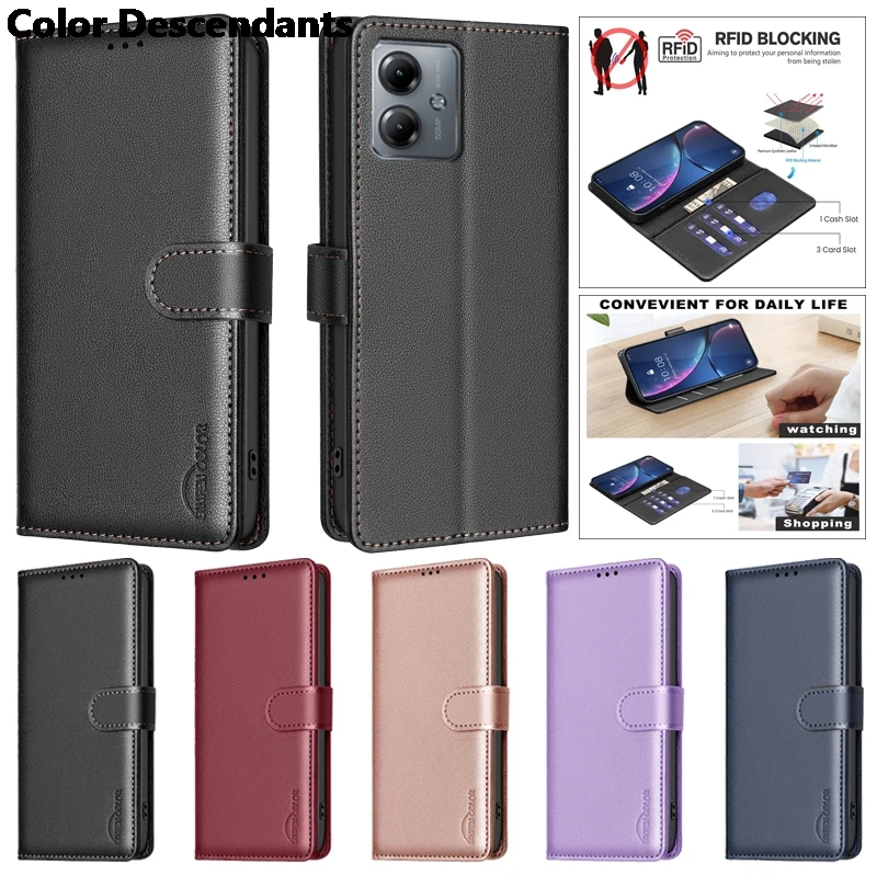 New Style Wallet Flip Anti-theft Case For Huawei Honor X9C X5B X7C 200 Smart Lite X8B X7B X9B Leather Cover RFID Blocking Protec