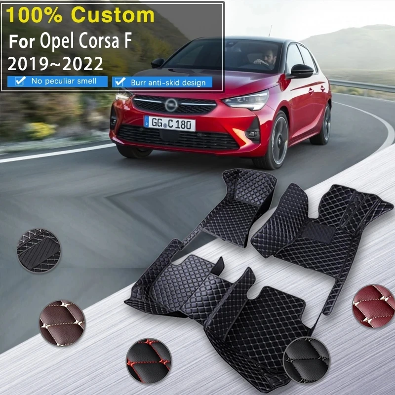 

Car Floor Mats For Opel Corsa F 2019~2022 Anti-dirty Pad Carpete Automotivo Car Tapete De Carro Car Mats Floor Car Accessories