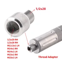 Stainless Steel Thread Adapter 1/2-28 M14x1 M15x1 13.5x1 to 1/2-28