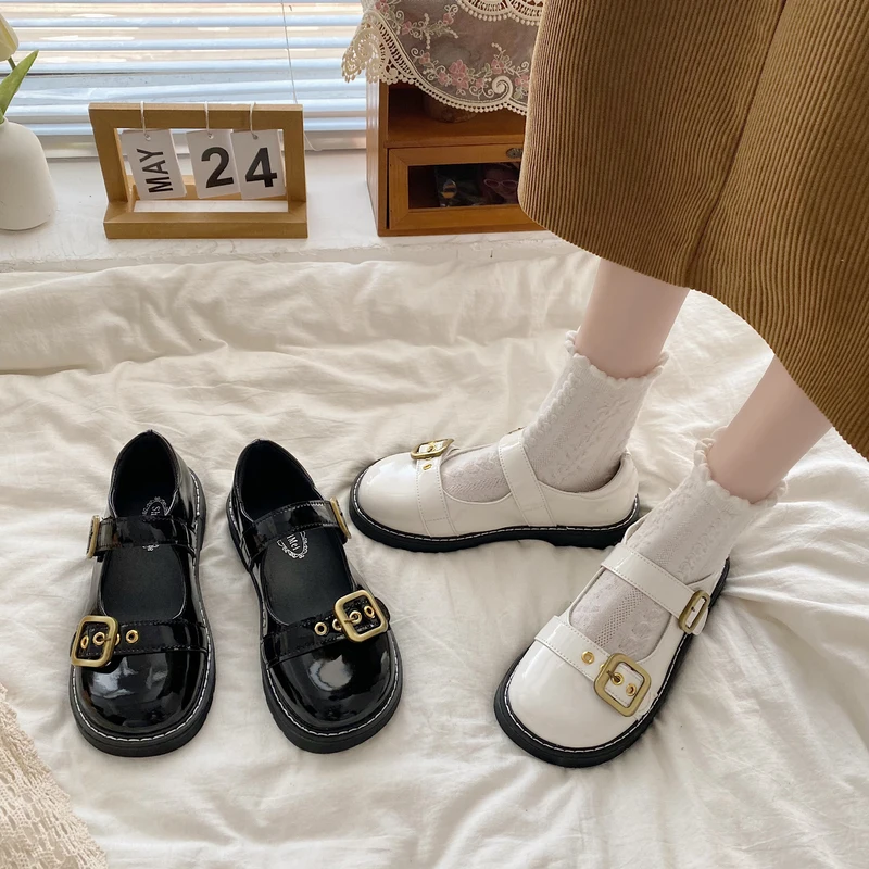 

Shoes Woman Comfortable And Elegant Casual Female Sneakers Round Toe Shallow Mouth Oxfords Low Heels British Style Flats New Lea