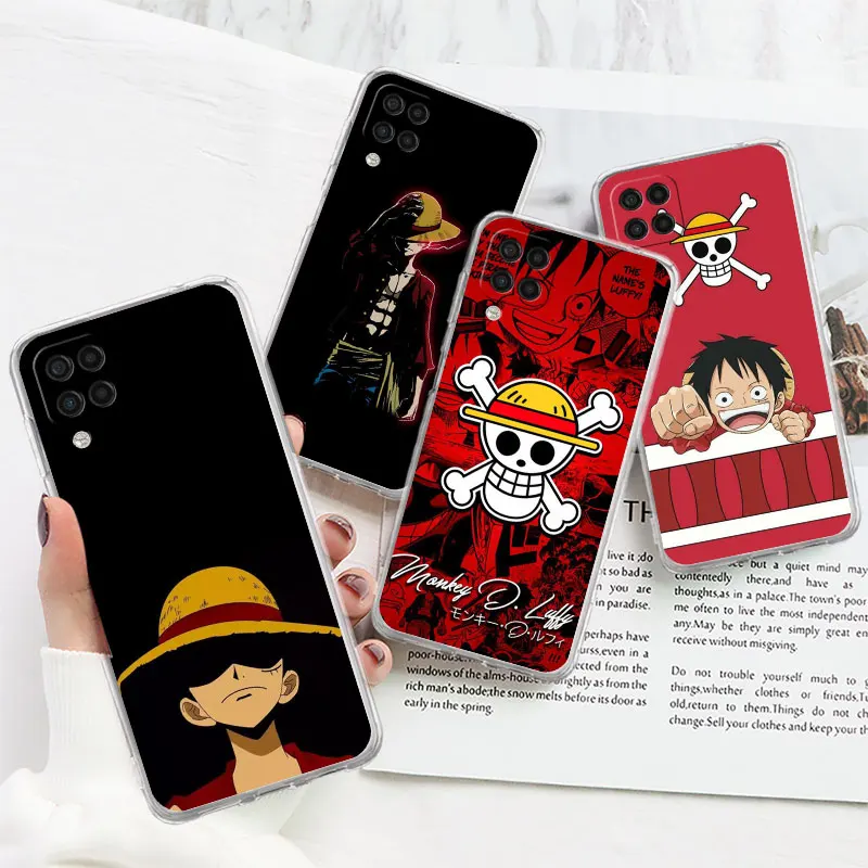 

Anime One Piece Luffy Clear Case For Samsung Galaxy A52 A53 A12 A32 A71 A33 A13 A51 A23 A32 A31 A22 Soft Phone Fundas