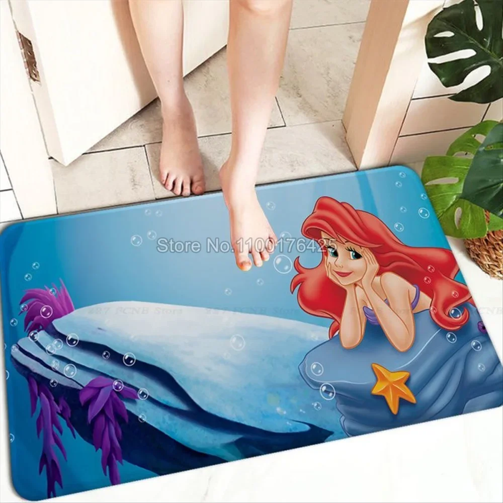 Живая маленькая Русалочка Ариэль ковры напольный коврик украшение для спальни