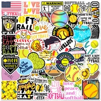 103050pcs softball sports athletic competition graffiti stickers car mobile scrapbook laptop phone diy water cup decal sticker