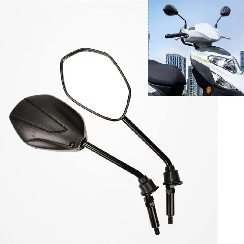 

Black Rearview Mirror Motorcycle Modified Parts for Haojue VD125S HJ125T-55A Scooter Mirrors Rear View Handlebars Grips Levers
