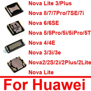 Динамик для Huawei nova 2 2I 2S 3 3I 3E 4 4E 5 5I 5T 6 SE 7 7i lite plus pro динамик для наушников, замена звука