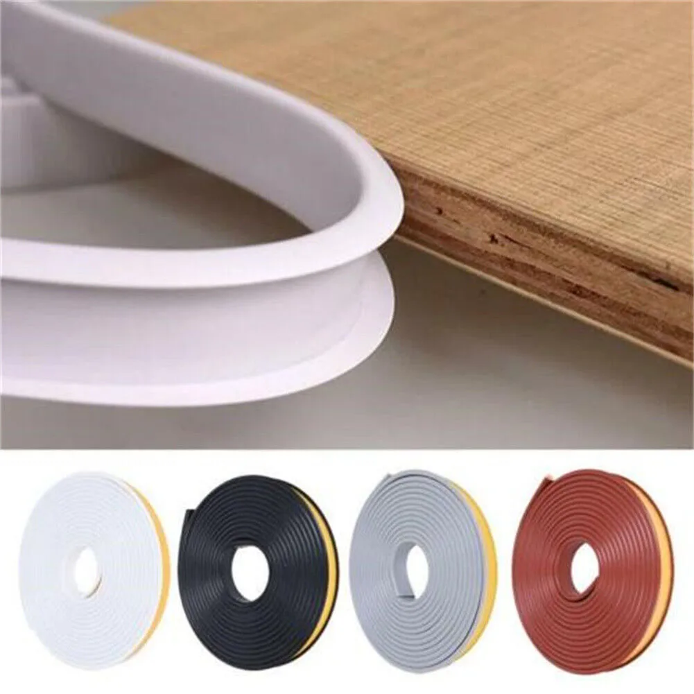 

5M 16mm Self-Adhesive Edge Banding Strip Furniture Wood Board Cabinet Table Chair Protector Cover U-Shaped Seal Strip