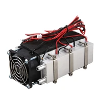 420W DC 12V Semiconductor Refrigeration Machine Cooler Radiator Air Cooling Heatsink DIY Cooler Device with Fan 6 Chip