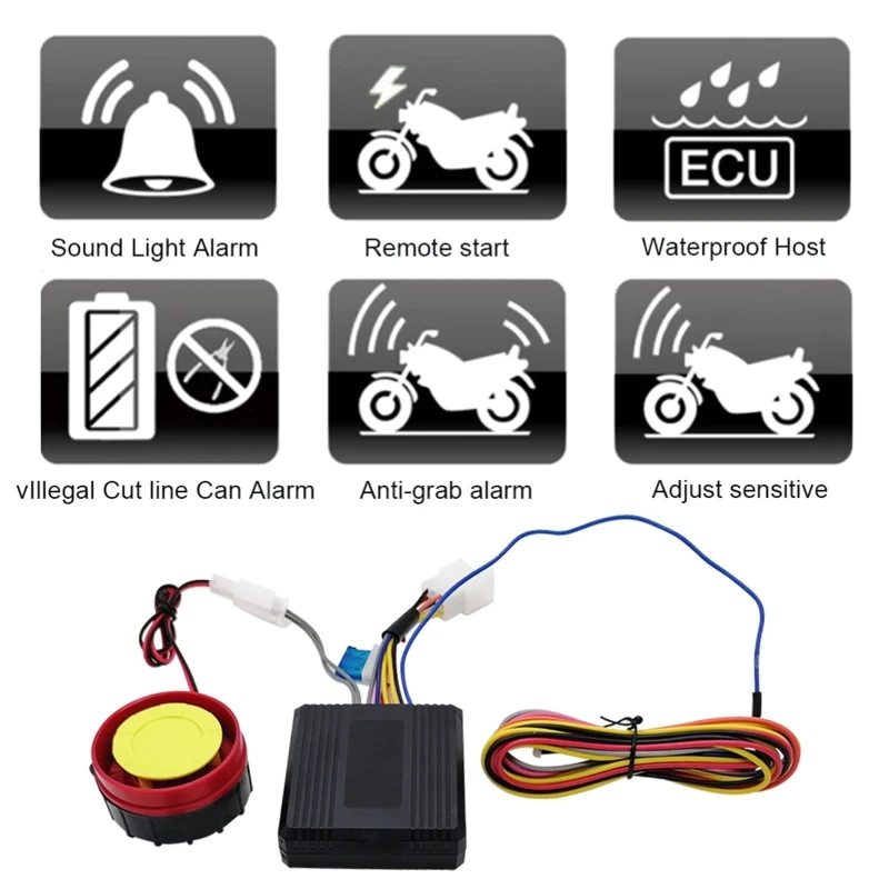 ДБ велосипедная сигнализация беспроводной вибрационный датчик движения