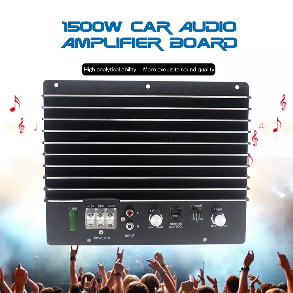1500W 12V Car Audio Power Amplifier Subwoofer Powerful Bass Car Amplifier Board DIY Amp Board Auto Car Player car audio system 1500W 12V Car Audio Power Amplifier Subwoofer Powerful Bass Car Amplifier Board DIY Amp Board Auto Car Player car audio system