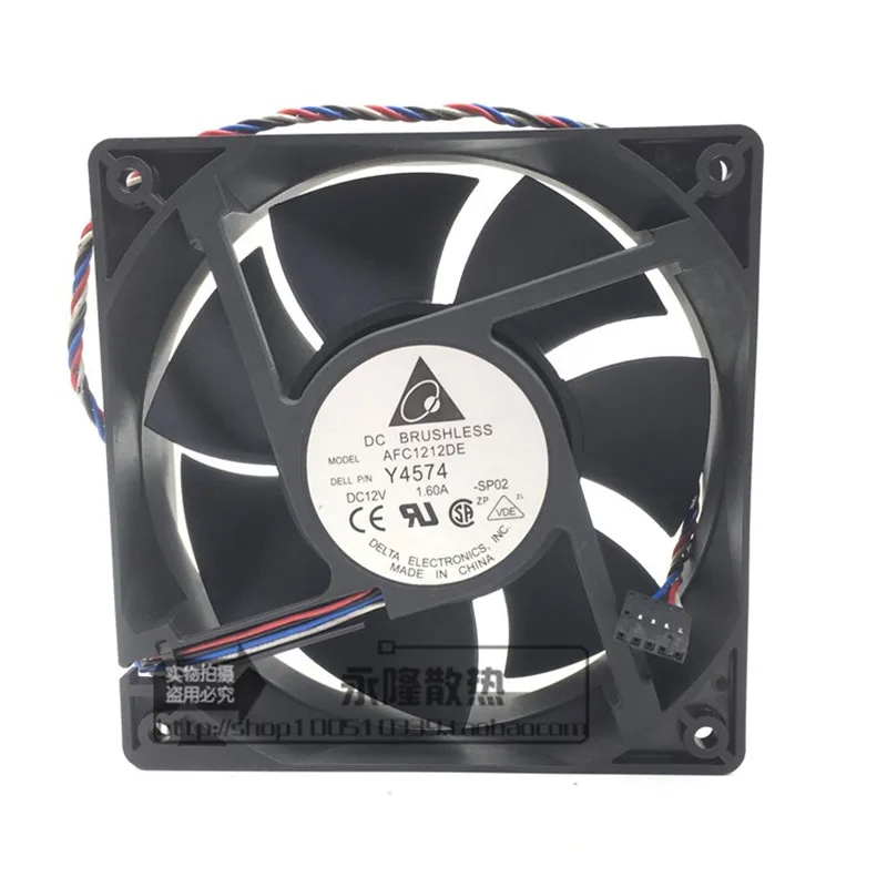 

Original factory AFC1212DE 120 * 120 * 38MM 12V 1.60A 12CM high air volume temperature controlled PWM CPU chassis cooling fan