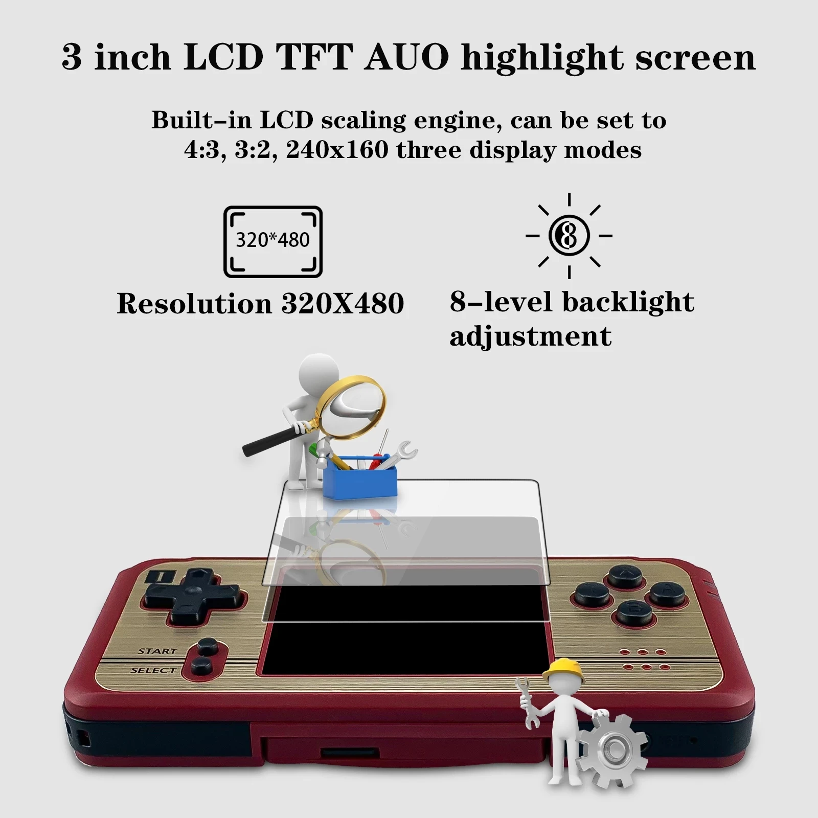 Оригинальная портативная игровая консоль K101 Plus