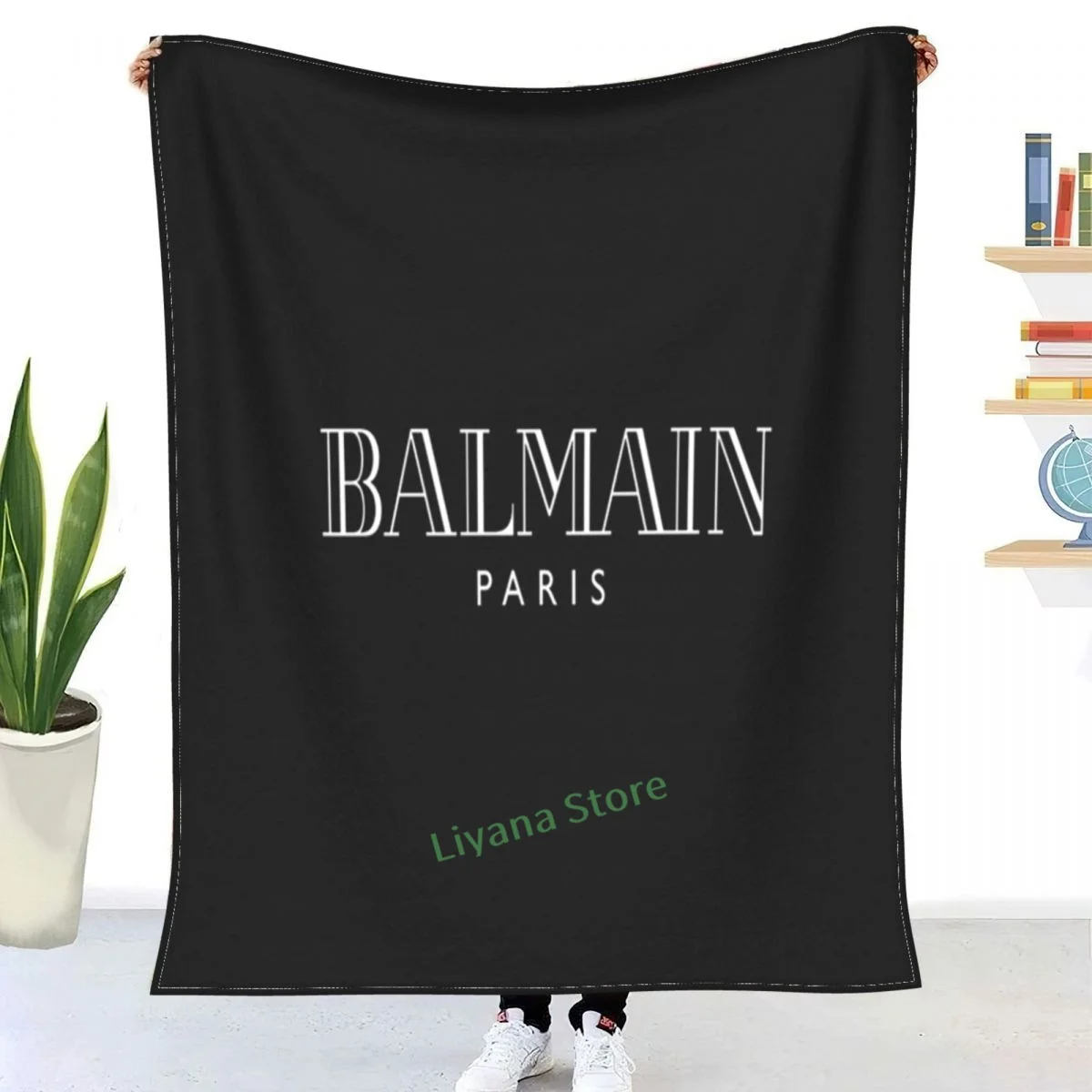 

Balmain Decke Bettdecke 3D bedruckte Schlafcouch mit dekorativer Decke Kinder erwachsene Weihnachtsgeschenke