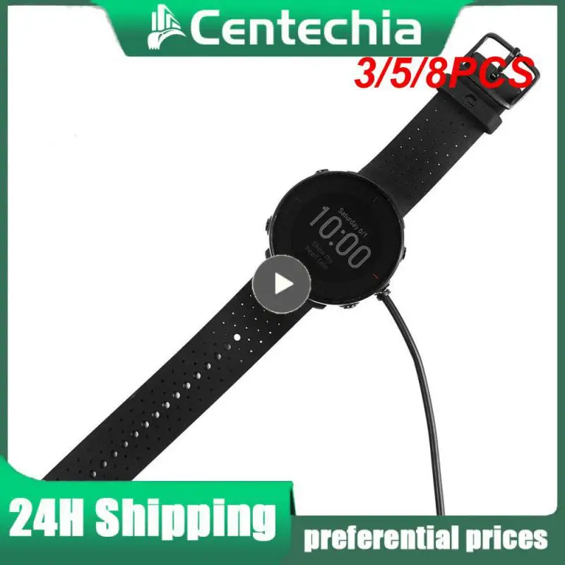 

3/5/8PCS 1m For Polar Vantage M2/v Charging Cable Fast Charging Charging Adapter Magnetic Dock Data Function
