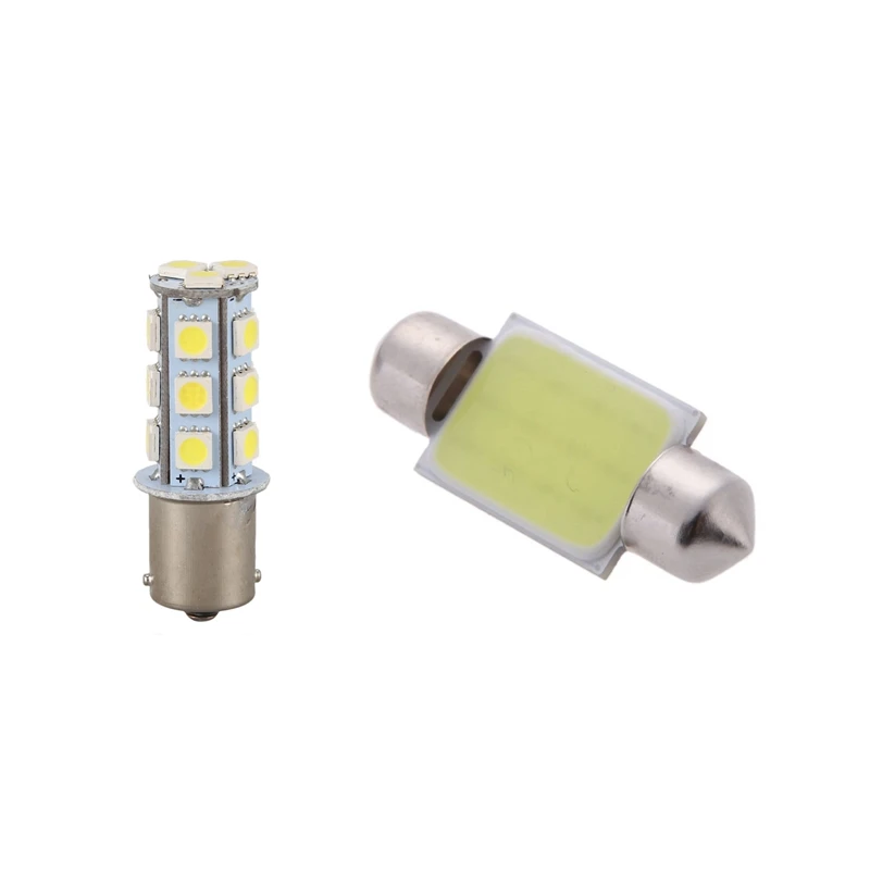 

Белый 1156 P21W 18 светодиодный 5050 SMD задний стоп сигнал боковая лампа с 3W COB Светодиодная автомобильная лампа