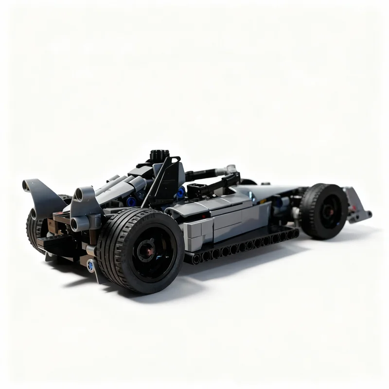 Фото 486 деталей MOC Formula E Gen 3: Альтернативная сборная техническая модель, конструктор, игрушка, рождественский подарок, идея для самостоятельной сборки №4