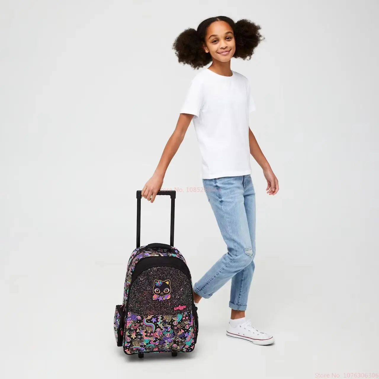 Подлинный австралийский детский рюкзак с рулевой тягой и колесами дорожный