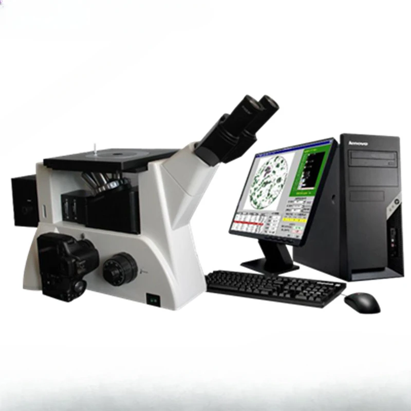 Металлографический микроскоп изображение анализатор частиц детектор