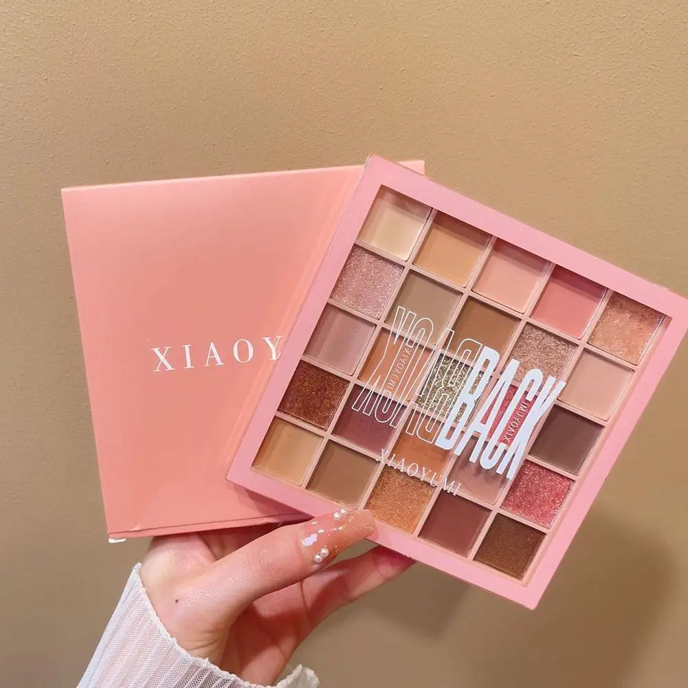 

25 Colors Glitter Pearly EyeShadow Palette Matte Eye Shadow Palette Eyes Set MakeUp Korea Up Lasting Long Cosmetics Make V2J9