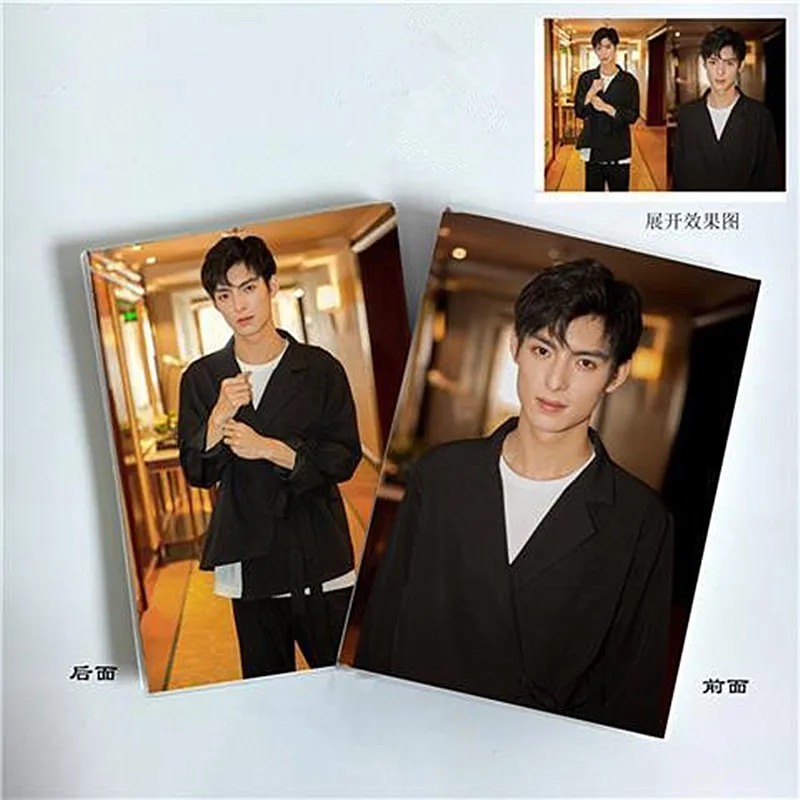 

Милый блокнот Wang Haoxuan, незакрытый студенческий блокнот Xue Yang с двумя узорами, необычный дневник, блокнот, офисные школьные принадлежности