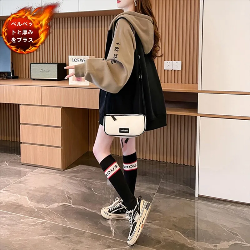 Зимняя одежда Женская больших размеров 2024 Новый кардиган Верхняя осенне-зимняя