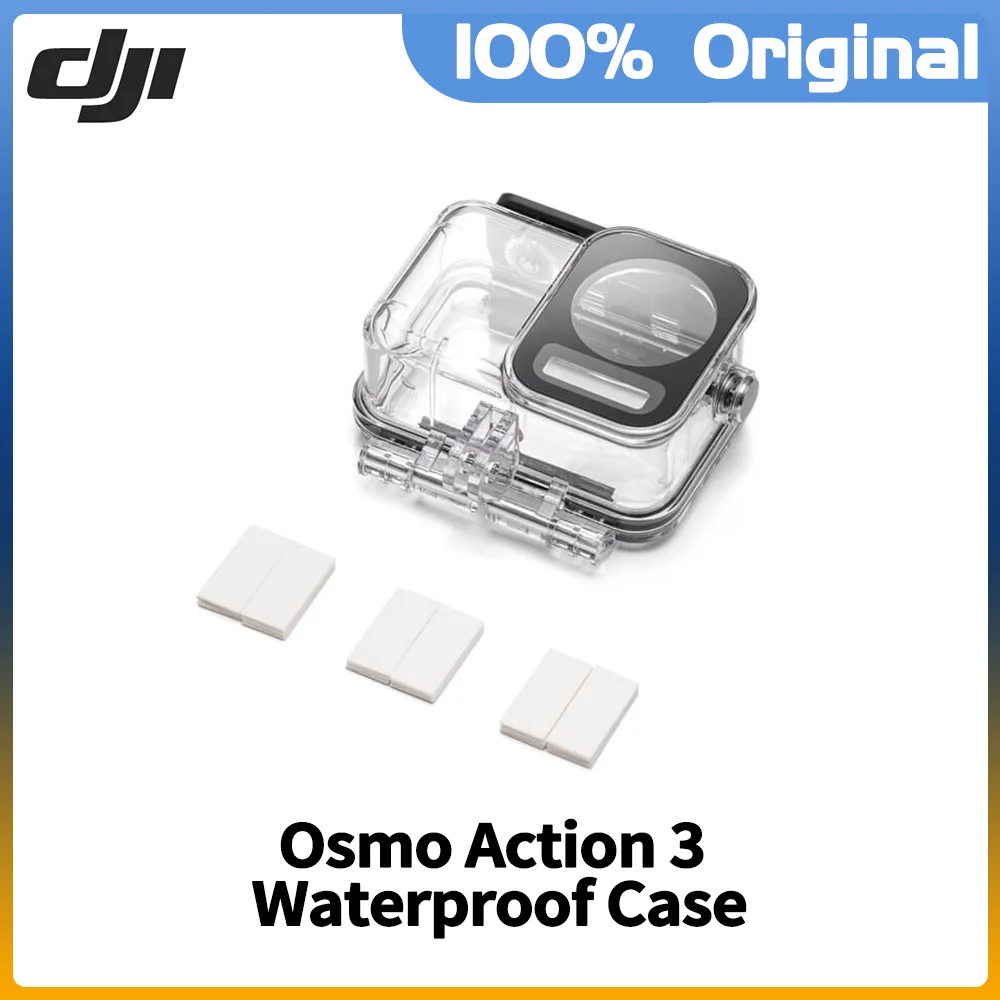 

DJI Osmo Action 3 Waterproof Case IP68 Provides Waterproof Protection at Depths of Up To 60 Meters