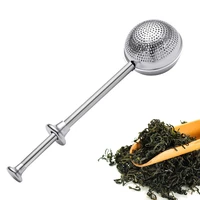 long handle tea ball infuser stainless steel tea infuser mesh tea strainer filter long handle tea ball tea accessories
