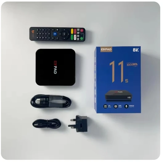 [Подлинный] Новейший Evpad 11S 2025 Best Android12 Smart TV Box 8K UHD 2 ГБ 32 ГБ 1000M Ethernet Глобальный бестселлер PK Ubox Svicloud box (art.: 3920cf91fd6cc) - 3920cf91fd6cc