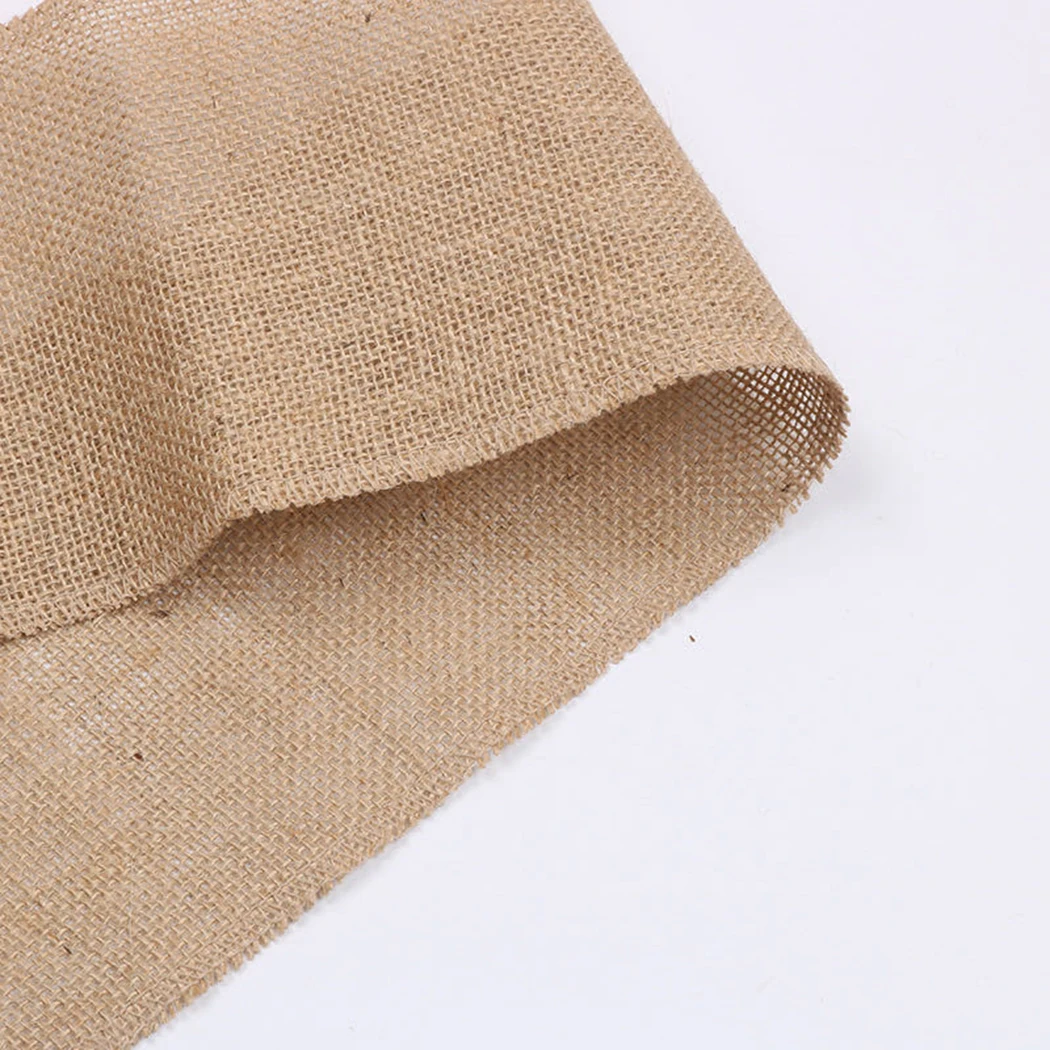 

Rustic Jute Table Runners 30*275cm Imitated Linen Lightweight Natural Burlap Wedding Decor Sale Useful Durable Hot