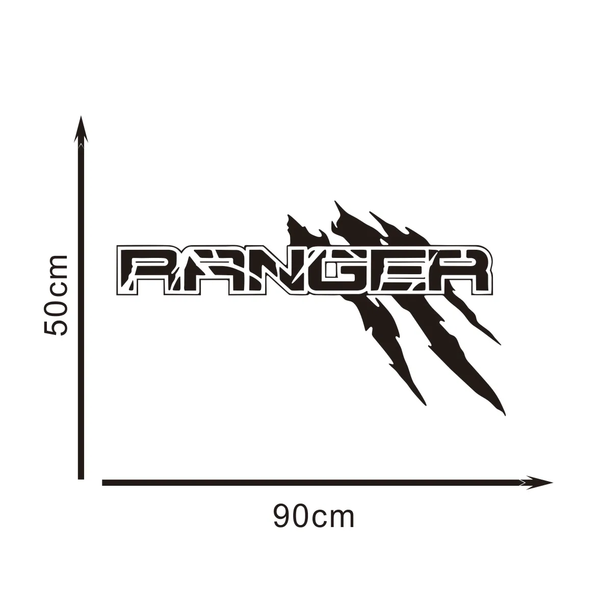 Боковая наклейка для кузова автомобиля Ford Ranger Raptor XLT XL letui T6 отделка пикапа