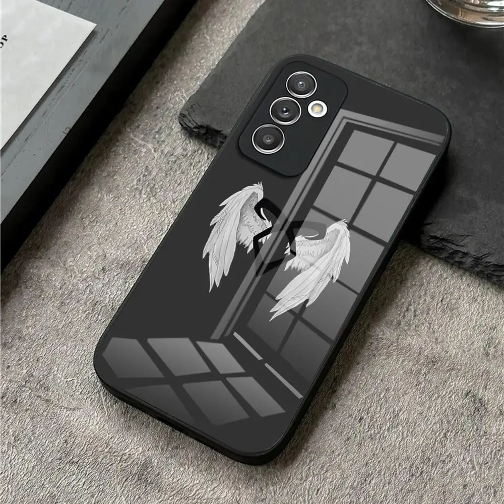 Чехол для телефона Shadowhunters S24 Ultra Samsung S23 Fe S25 S22 S20 S21 Plus Galaxy A54 A34 A24 A53 A16 Стеклянная