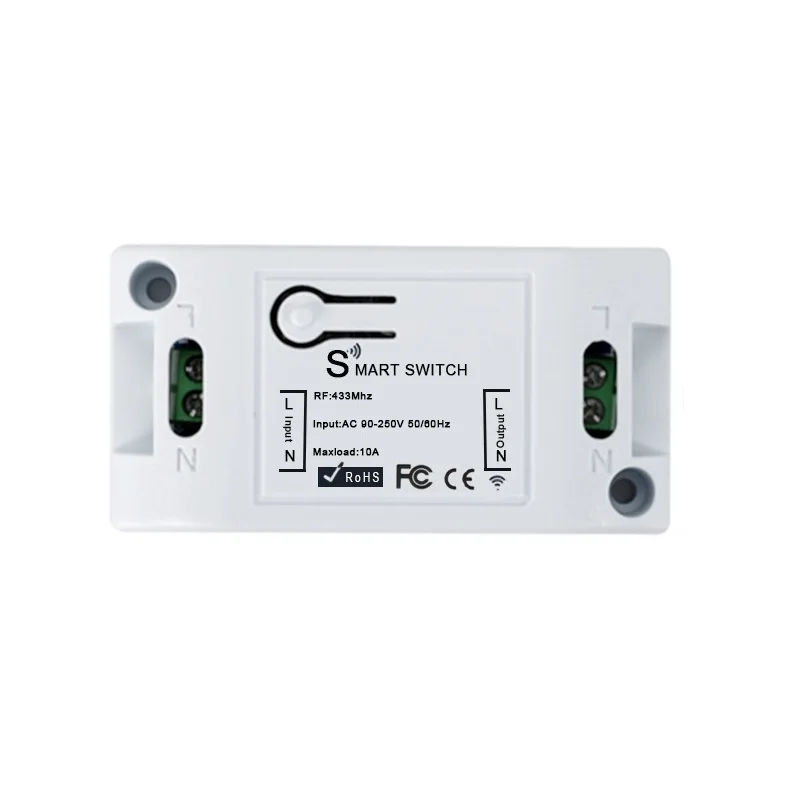 

Switches Module Wireless Free Wiring 433mhz Household Free Stickers Switch Breaker For Kitchen Waste Processor Controller