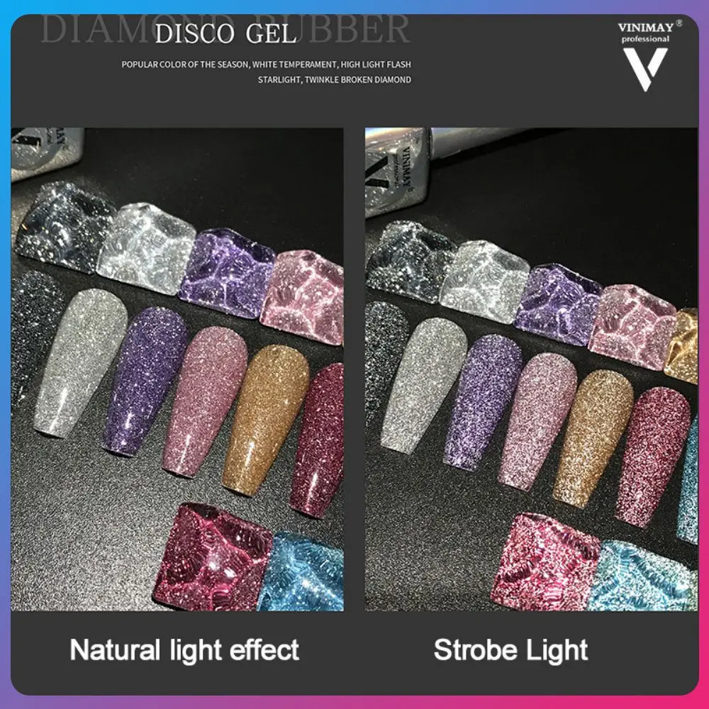 

Soak Off Uv Led Gel Nail Art Gel Nail Polish Diy Nails Sparkling Shiny Nail Gel Nail Varnish 15ml Manicure 18 Colors