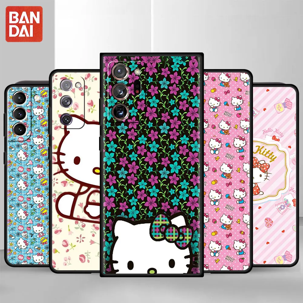 

Shockproof Case For Samsung Galaxy S22 S20 FE S21 Ultra Soft Phone Cover S10 Plus S10e S9 S8 Soft Tpu Capas Hello Kitty Cute Cat