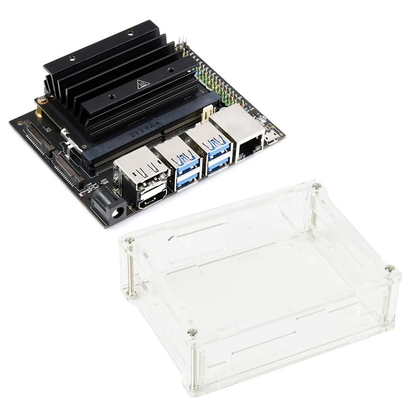 

For Jetson Nano 4GB Developer Kit (B01) AI Intelligence Development Board Kit With Embedded Jetson Nano Module+Heat Sink
