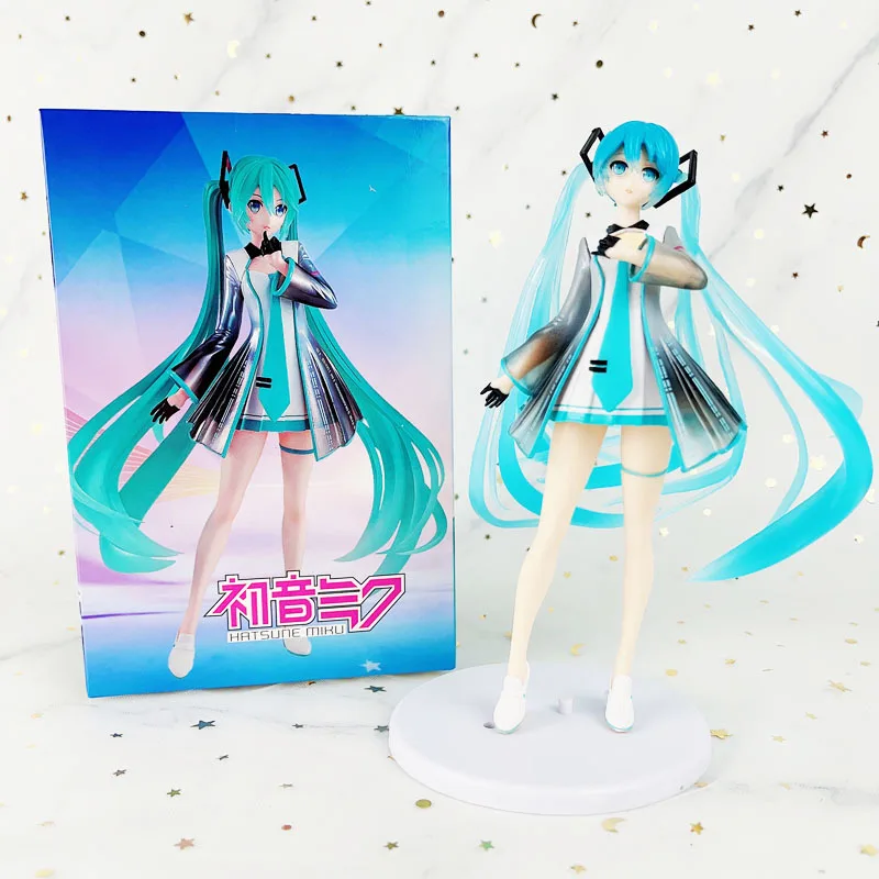 

Cute Hatsune Miku Actions Figure Autumn Ver Toy Collection Model Doll Desktop Ornaments for Kids Children Gift