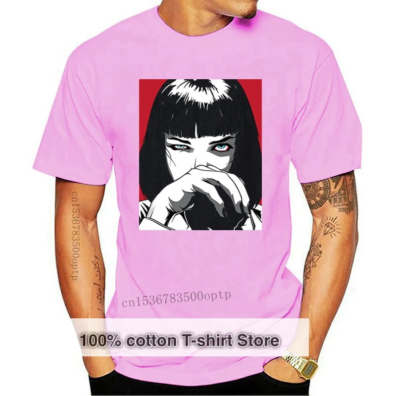 

one yona Quentin Tarantino Pulp Fiction Vintage Men/women Fashion Cotton Movie 90S T-shirt Streetwear Punk Rock Aesthetic