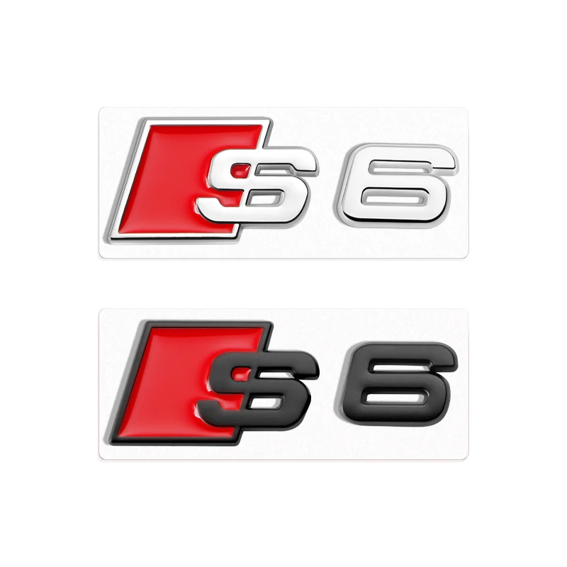 

1 шт. 3D металлические цифры буквы S3 S4 S5 S6 S7 S8 эмблема для Audi S серии автомобильное крыло багажник задний логотип наклейка черный/серебристый стиль