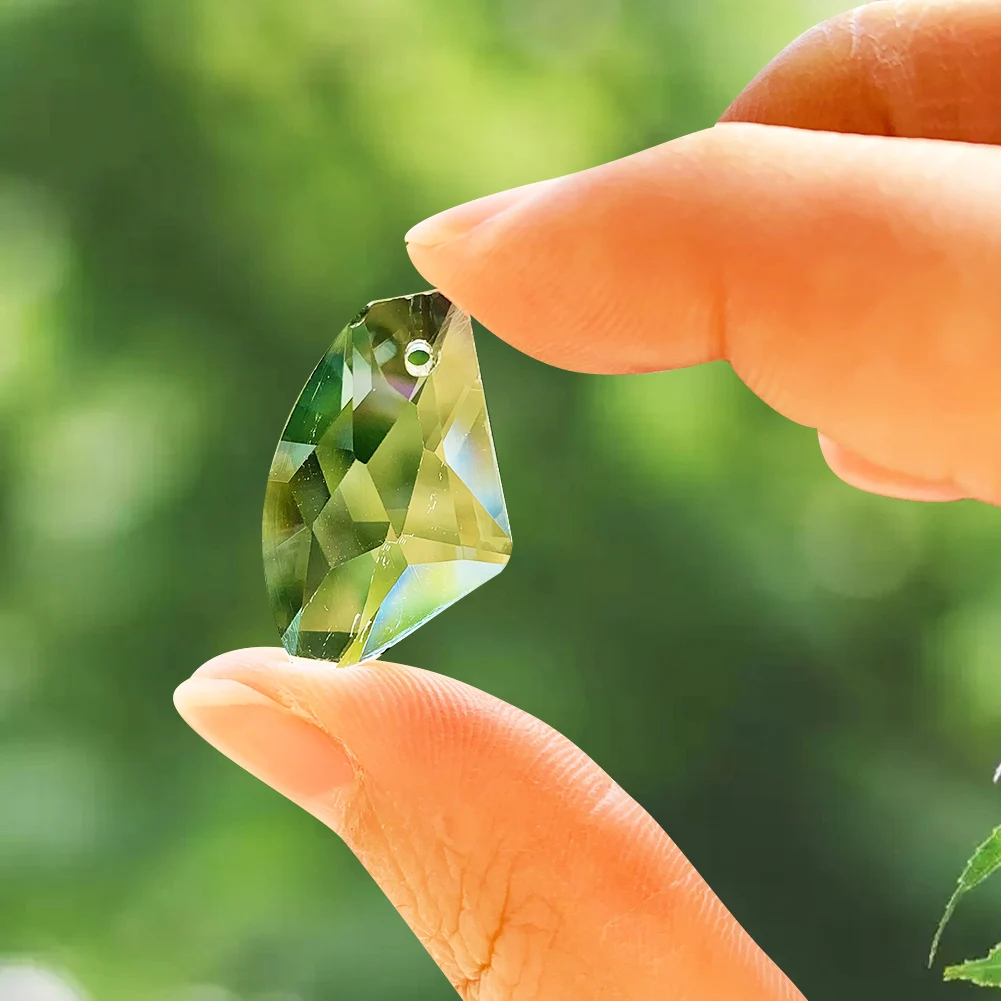 

5 шт., асимметричная прозрачная Хрустальная подвеска-Призма