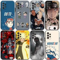 naruto anime phone case for samsung galaxy s8 s8 plus s9 s9 plus s10 s10e s10 lite plus 5g liquid silicon black silicone cover