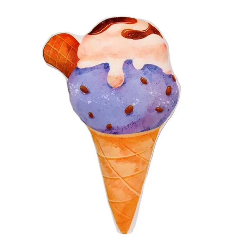 

Мягкая игрушка для мороженого, милые летние конфеты, плюшевая игрушка для домашних животных, различные ароматы мороженого на выбор, десерт, диванная подушка, еда